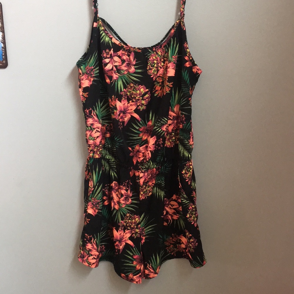 arizona floral print romper